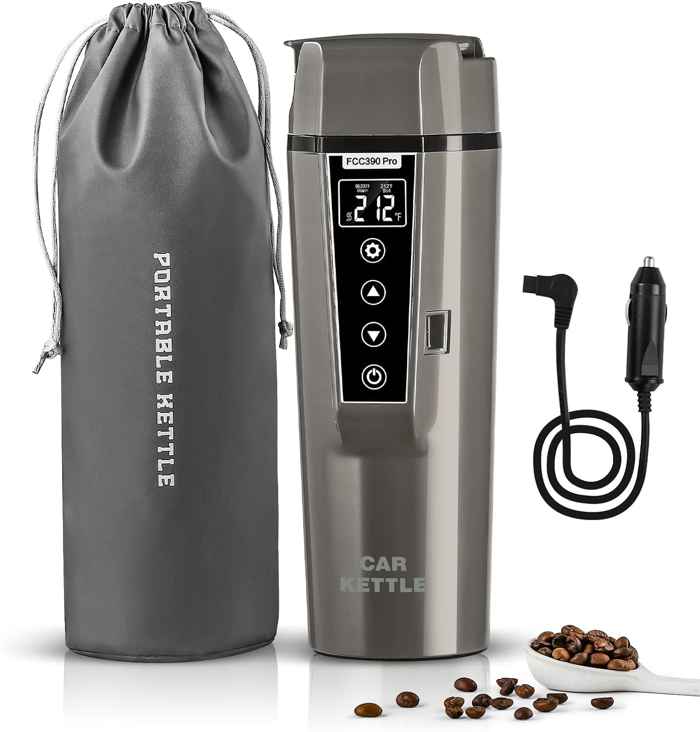 Brew Like a Boss with These Coffee and Tea Essentials for Entrepreneurs 1 Portable Electric Car Kettle - coffee and tea for entrepreneurs