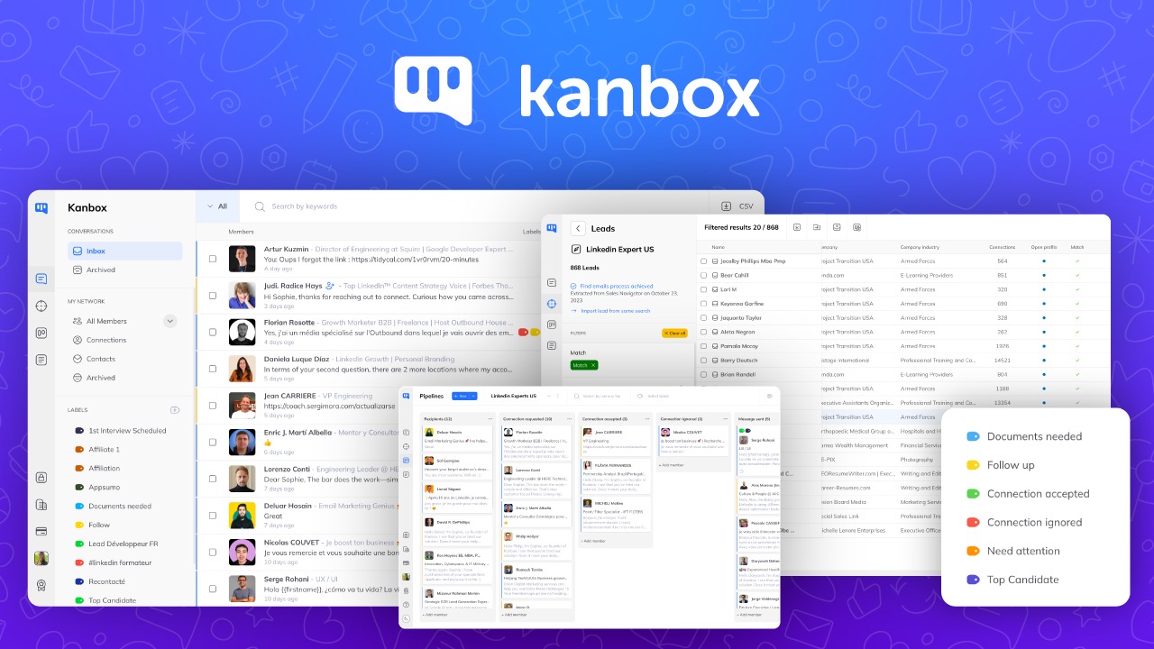 The 4 Lead Gen Tools That Will Make Solopreneurs Feel Less Solo 1 Kanbox - lead gen tools