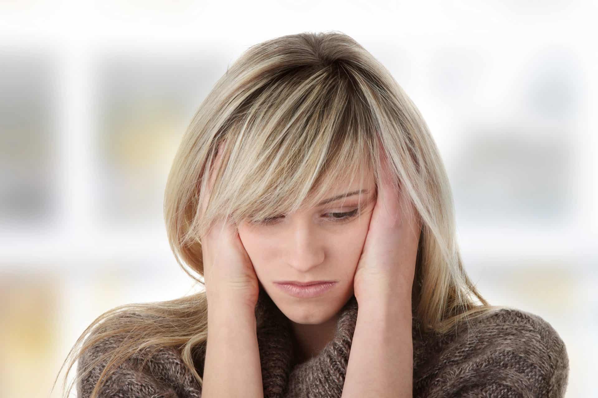 6 Last Minute Holiday Sales Tips That Won't Make You Feel Icky 1 woman entrepreneur feeling anxious - looking for holiday sales tips