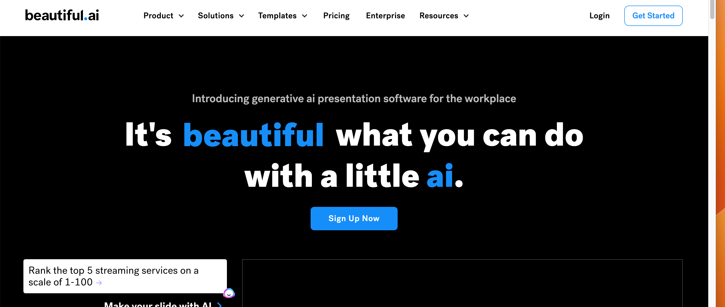 8 AI Presentation Makers Rated By a Lazy Marketer 1 Beautiful.ai AI presentation makers - new feature