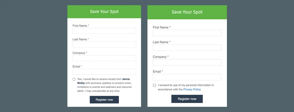 Hide My Email: How Apple and Google Are Forcing Us to Be Better Marketers 3 sign up form