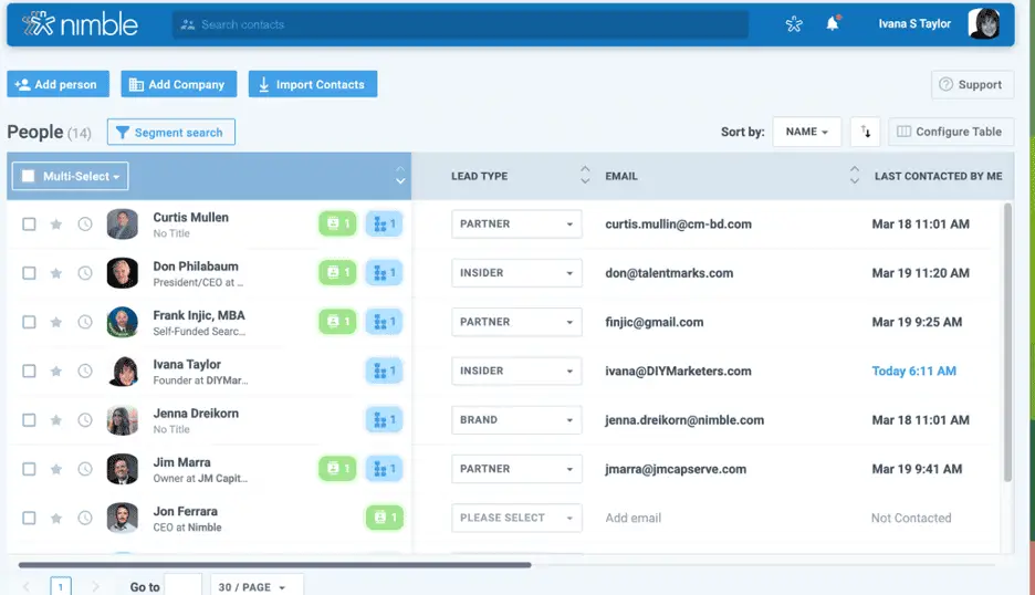 How I Use Nimble for Referrals 2 Nimbles for referrals 2